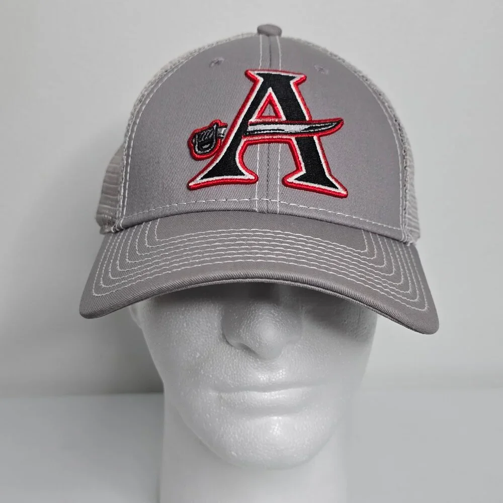Allatoona Bucaneers Football‎ Hat Cap High School Apparel Mesh Gray Adjustable